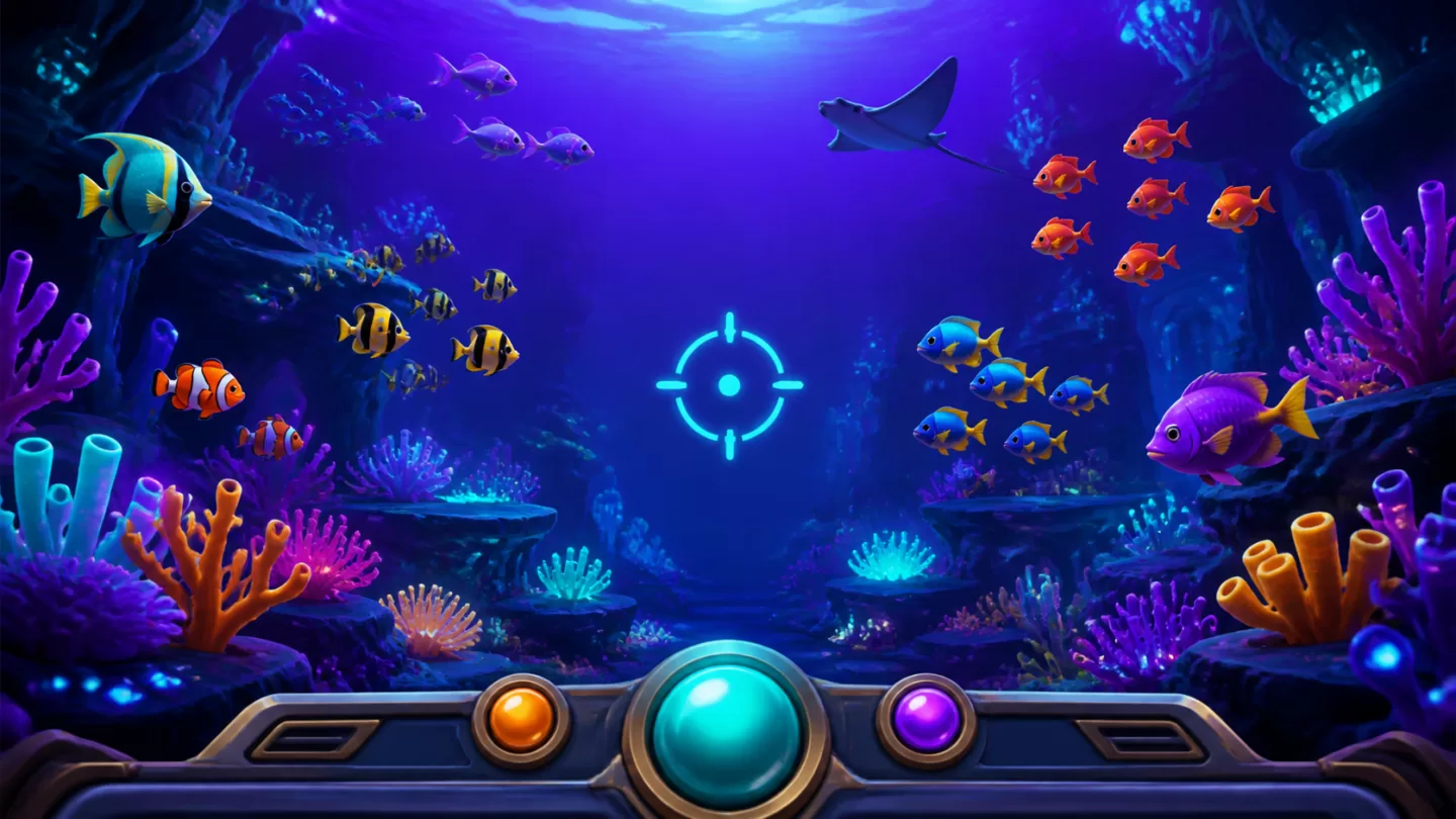 666jili underwater fishing arcade scene with target controls — media 397